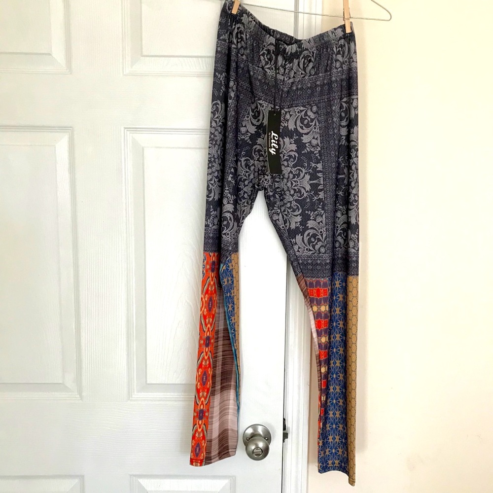 Patchwork look Leggings